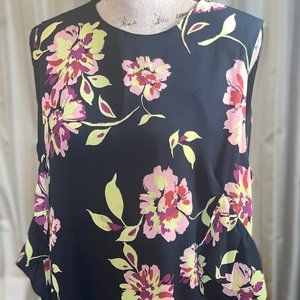 Midnight Floral Midi Dress